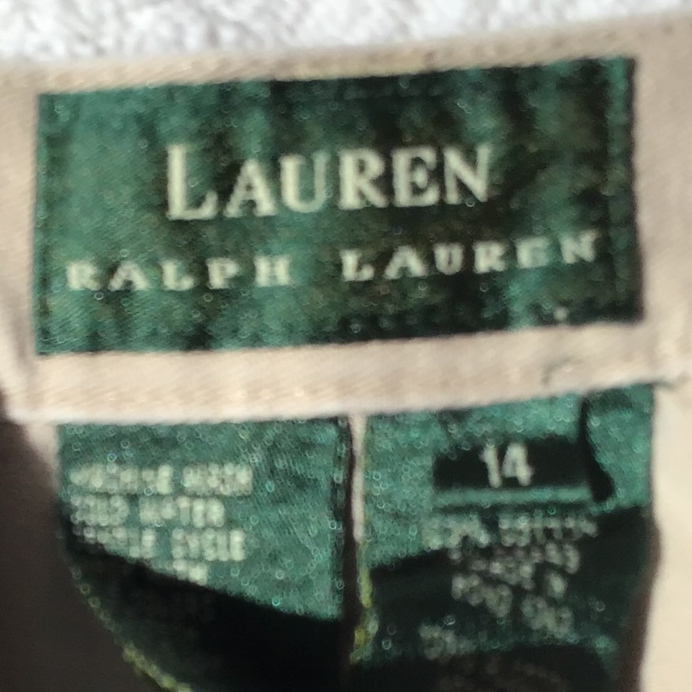 Ralph Lauren shorts color Khaki size 14 - Picture 4 of 4
